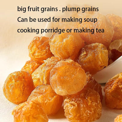 Natural Dried Longan Fruit 200g - Premium Quality, 100% Natural, No Additives, Good Source of Energy & Antioxidants