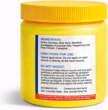 Viral Arnica Gel 10 en 1 (Massage Balm) Muscular 125g (4.2oz) - Arnica, Curcuma, Rosemary, Eaucalyptus, & More | Fast-Absorbing Botanical Gel for Post-Workout & Daily Use