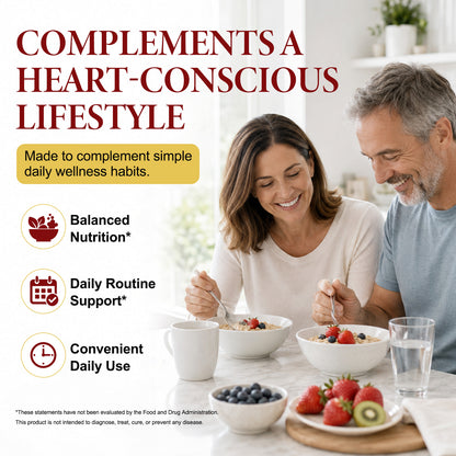 Red Yeast Rice CoQ10 Citrus Bergamot Advanced 7-in-1 Formula 120 Capsules for Healthy Cholesterol Heart Wellness & Cellular Energy Support