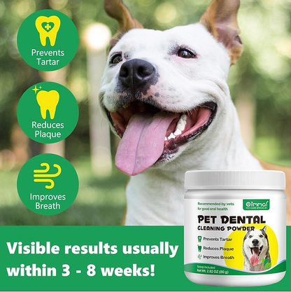 Teeth Cleaning Powder for Dogs, Dental Cleaning Powder For Pets Tartar Remover