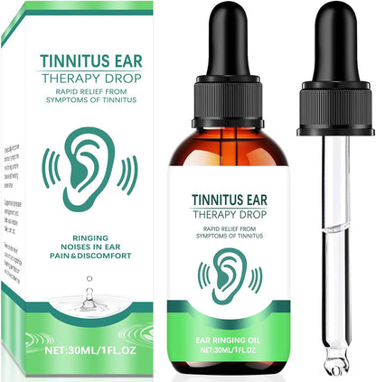 Tinnitus Relief for Ringing Ears, Ear Care Drops Promote Ear Comfort and Clarity, Effective Tinnitus Treatment Reduces Ears Noise and Improves Hearing in Both Men and Women