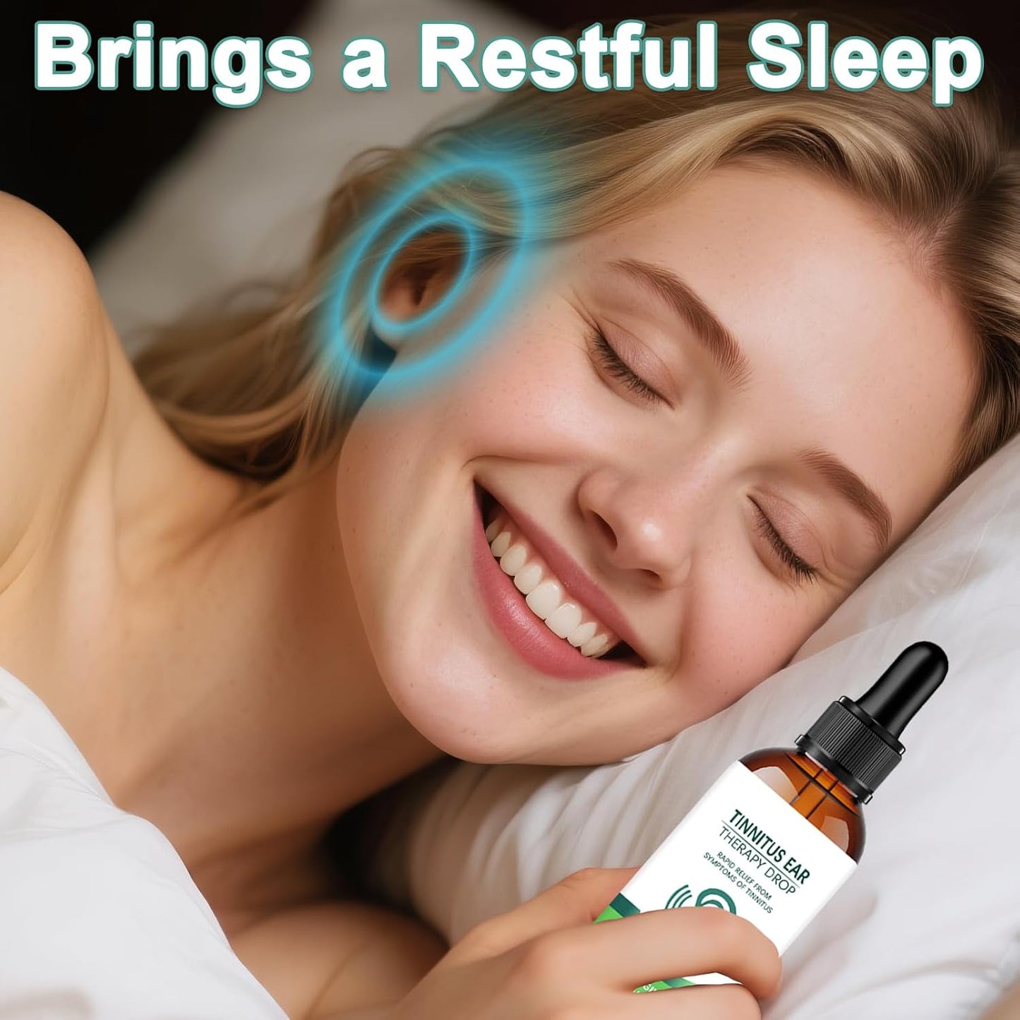 Tinnitus Relief for Ringing Ears, Ear Care Drops Promote Ear Comfort and Clarity, Effective Tinnitus Treatment Reduces Ears Noise and Improves Hearing in Both Men and Women