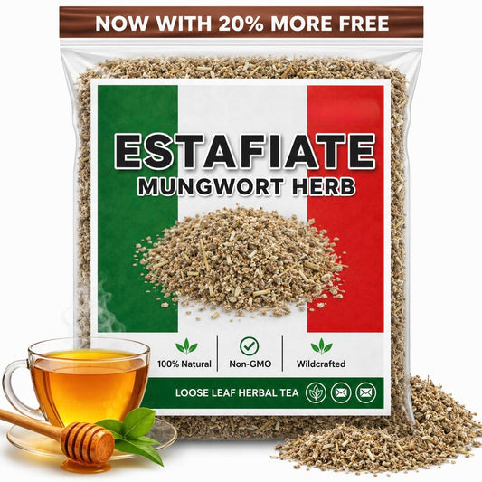 5oz Estafiate Herbal Tea 100% Natural Hojas de Estafiate – Mexican Mugwort (Artemisia ludoviciana Tea for Digestive Health, Liver, Women Cycle, Relaxation Traditional Loose Leaf Tea IMPORTED FROM MEXICO