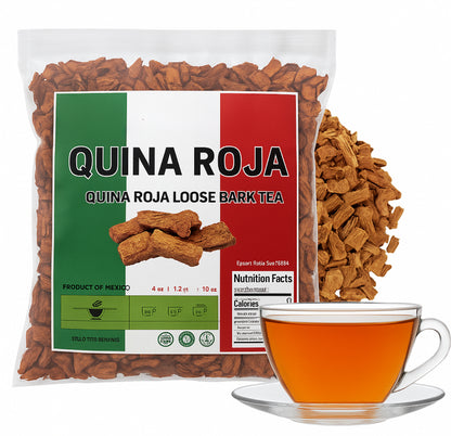 2 Bag Bundle - Palo De Vibora 5 oz (114g) & Quina Roja 5 oz (114g) | Red Cinchona Bark & Arbol de la Víbora Herbal Infusion | Gluten-Free, Non-GMO, Wildcrafted (BOTH)