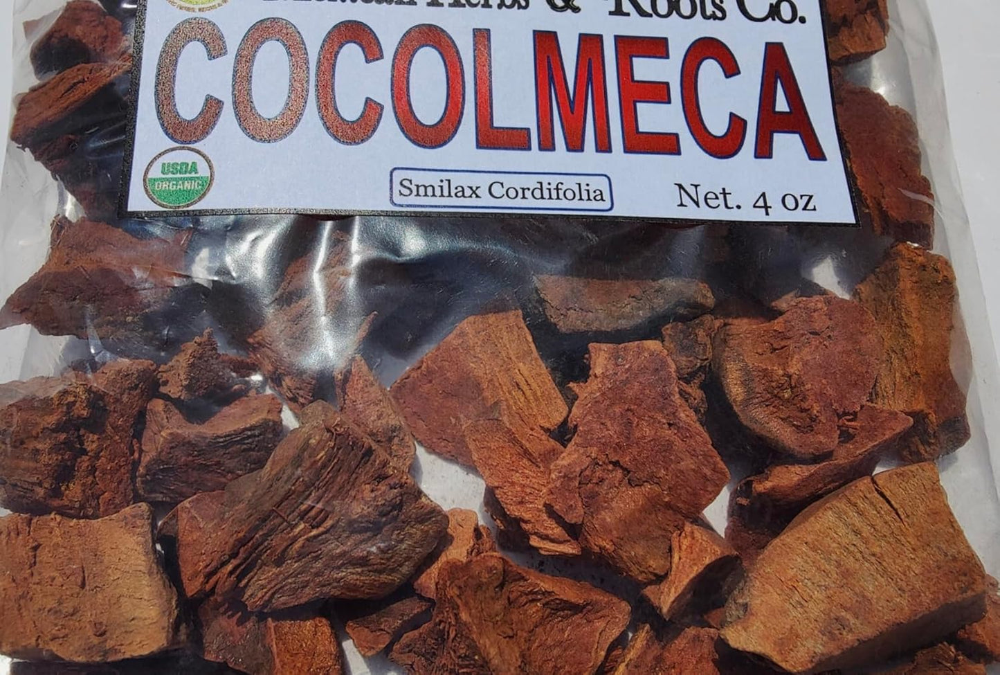 Cocolmeca Herbal/Tea Raiz de Cocolmeca - 4 oz.-113g Cocolmacate - Corona de Cristo Smilax cordifolia Chaney Root Wood IMPORTED FROM MEXICO