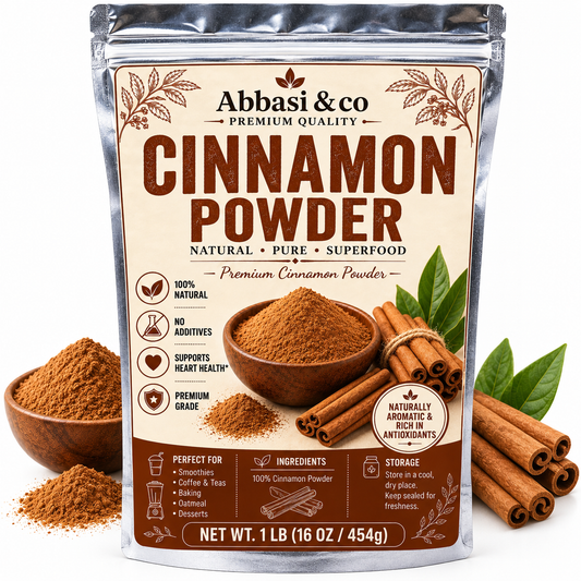 1LB Premium Organic Ceylon Cinnamon Powder  Fine Ground True Cinnamon for Baking, Cooking & Drinks, Vegan Non-GMO & Gluten-Free