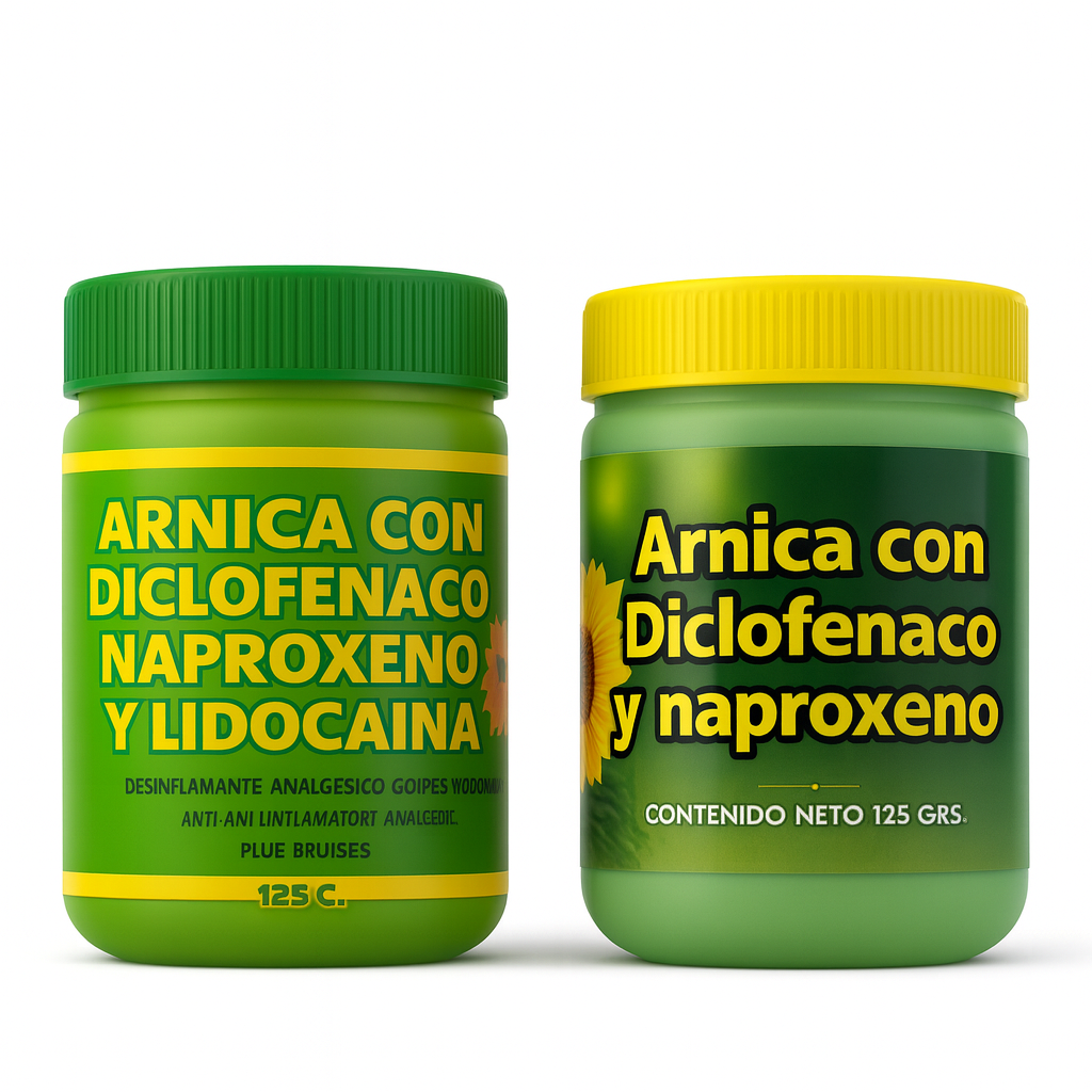Arnica Gel (Massage Balm)–4.23 oz(120 g)Full-Body Muscle Support Herbal Pomada Muscular for Massage & arnica con diclofenaco y naproxeno