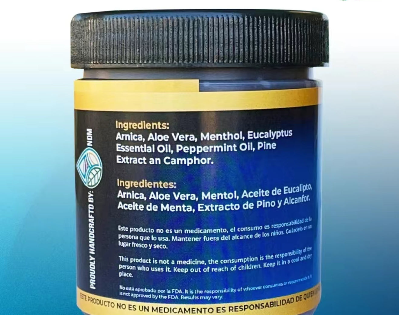 Ciatica ointment Extra Fuerte Nervio Ciatico Plus 125 gr Skin Repair Moisturizers Comfort Moisture Cosmetic Blend Herbal Intensive Soothing Hydrating Moisturizing with arnica , camphor , menthol , peppermint oil , eucalyptus