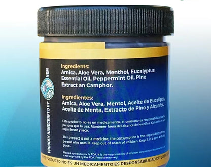 Ciatica ointment Extra Fuerte Nervio Ciatico Plus 125 gr Skin Repair Moisturizers Comfort Moisture Cosmetic Blend Herbal Intensive Soothing Hydrating Moisturizing with arnica , camphor , menthol , peppermint oil , eucalyptus