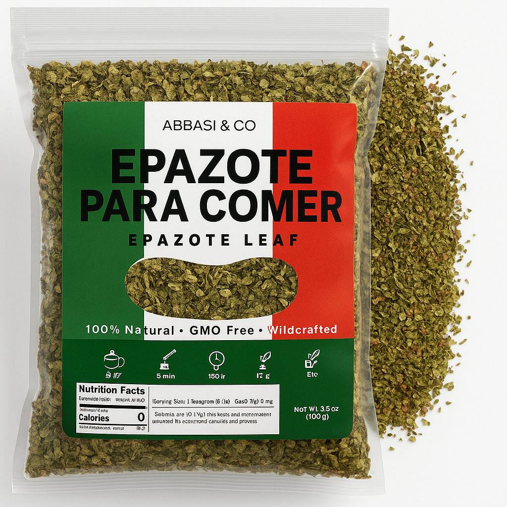 5oz (141g) Epazote Para Comer Spice & Herbal Tea - Premium Hoja de Calidad | 100% All-Natural Loose Leaf| Non-GMO Mexican Herbal Tea Wildcrafted.