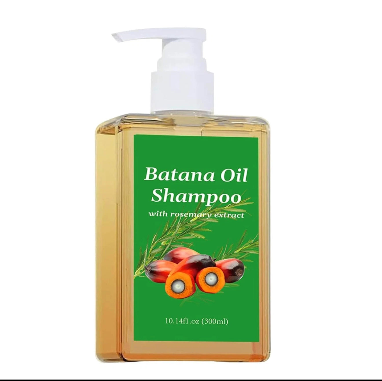 Batana Oil Shampoo with Rosemary oil shampoo Promote Hair Growth, Reduce Hairloss,Strengthening, and Cleansing -10.14Oz(300ml) .