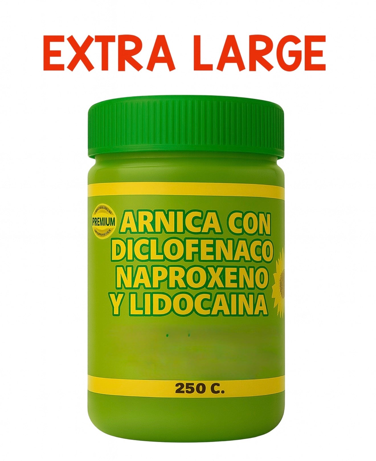 Arnica Gel (Massage Balm)–4.23 oz(120 g)Full-Body Muscle Support Herbal Pomada Muscular for Massage & arnica con diclofenaco y naproxeno