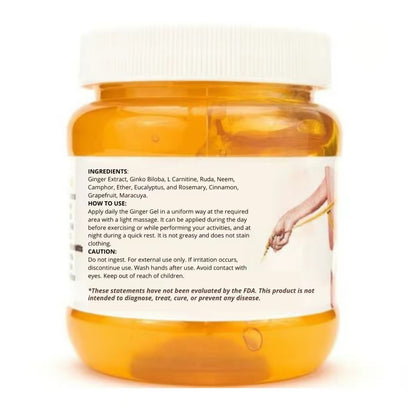Reforzado Gel de Jengibre No+Panza - NO+PANZA Ginger Gel + Bamitol, 8.8 Ounce (Pack of 1)