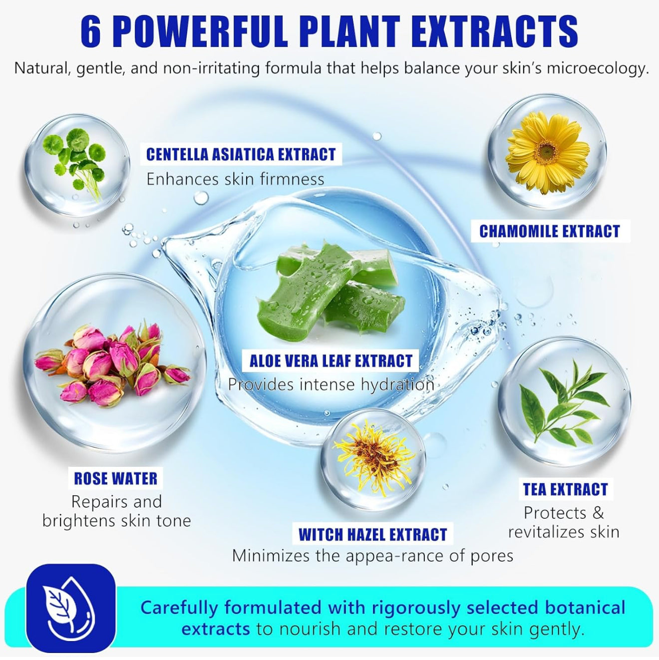 Stem Cell Serum for Face, Stem Cell Anti-Aging Ampoule, Anti Aging Smooth Nourish & Moisturize Skin Serum-1.2 fl.oz