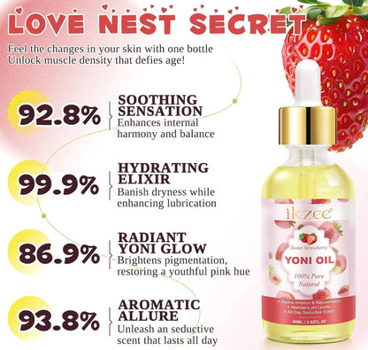 Yoni Oil for Women, All Natural Feminine Oil Intimate Deodorant for Women.