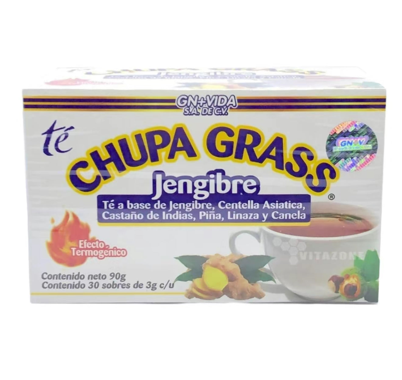 Chupa Grass Te TeaTox - Tea With Gotu Kola Linaza Cinnamon