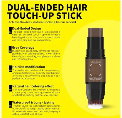 Root Touch-Up Semi-Permanent Hair Color Pen - Temporary Gray Coverage for Roots and Touch-Ups styling powder Instantly Conceals Hair Loss, Root Touch up Powder, Hair Shadow Toppers Touch Up