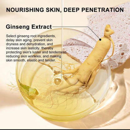 2x Ginseng Extract Liquid,Ginseng Extract Anti-Wrinkle Original Serum Oil,Korean Red Ginseng Polypeptide Anti Aging Essence,Ginseng Moisturizer.