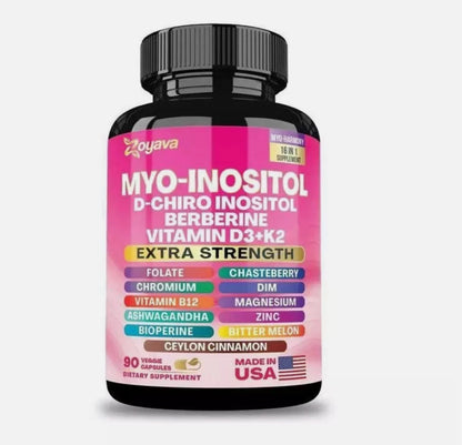 Cortisol and Myo-Inositol Supplement 13-in-1 Cortisol Balance with Ashwagandha,