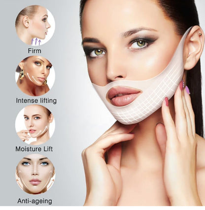 Chinology Chin Mask - Double Chin Lifting, Jawline Firming Mask For Face And Neck