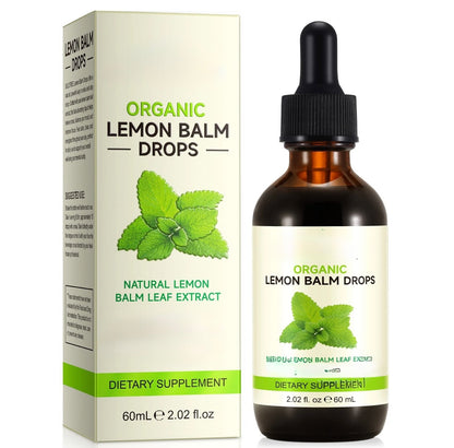 Lemon Balm - Pure Formula, Easily Absorbed for Relaxation, Organic Lemon Balm Drops for Man and Woman 2 Oz – Premium Quality