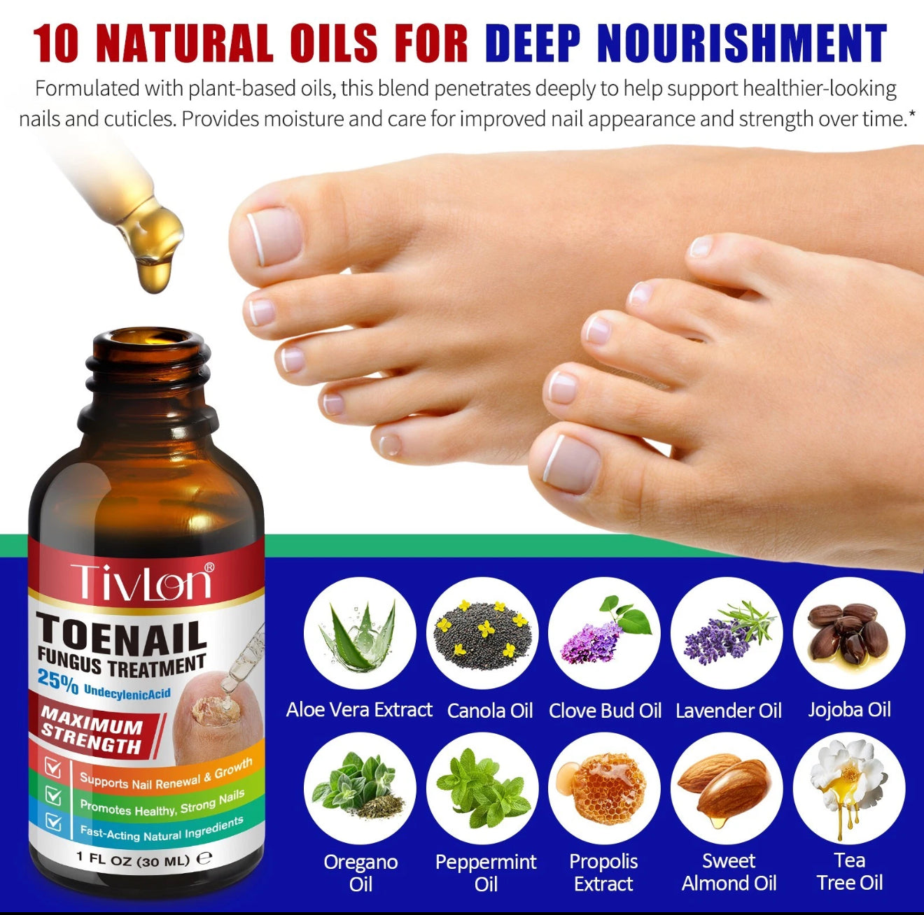 32PCS Nail Fungus Treatment For Toenails Nail Repair & Fungal Patches + OIL SET