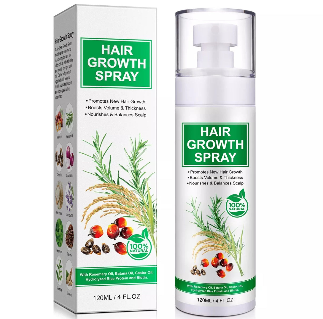 10in1 Hair Growth Spray with Castor Oil.