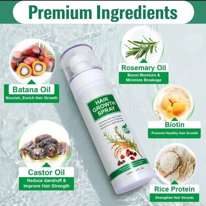 10in1 Hair Growth Spray with Castor Oil.