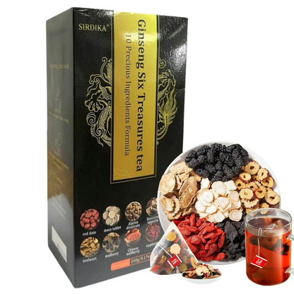 Ginseng six treasure tea , Kidney tea ,liver tea , red date tea , kidney health