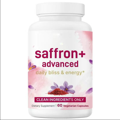 Saffron Extract Advanced Supplements 60 Veggie Capsules 10-in-1 with Saffron US