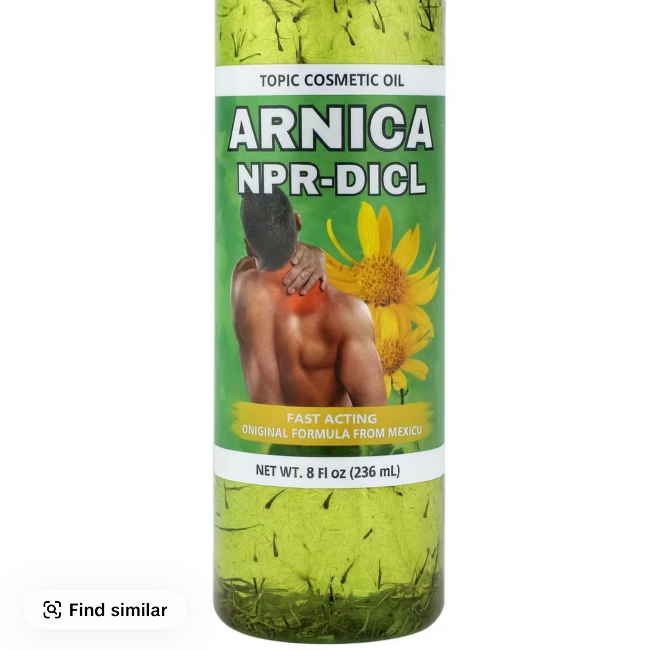 Arnica con diclofenaco y naproxeno Pain Relief Muscle Joint Cream Massage Oil