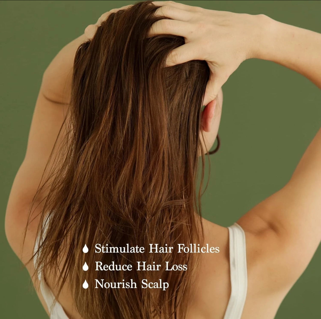 Veganic Hair Growth Oil with Rosemary oil.