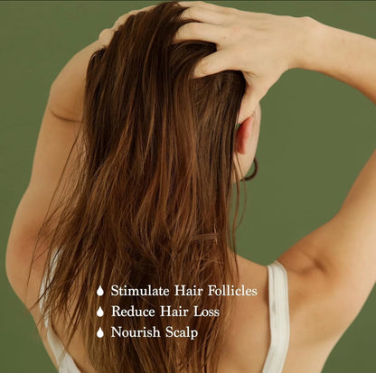 Veganic Hair Growth Oil with Rosemary oil.