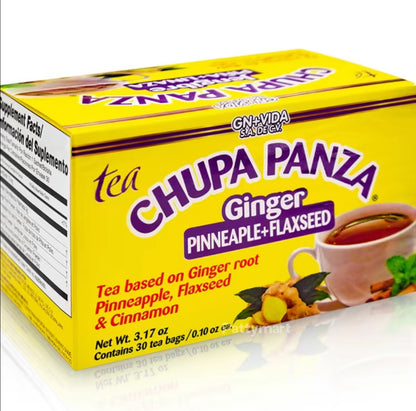 Chupa Panza + Pinalim 2 Box Combo Kit - Pineapple, Ginger Teas - Viral Mexican Teas