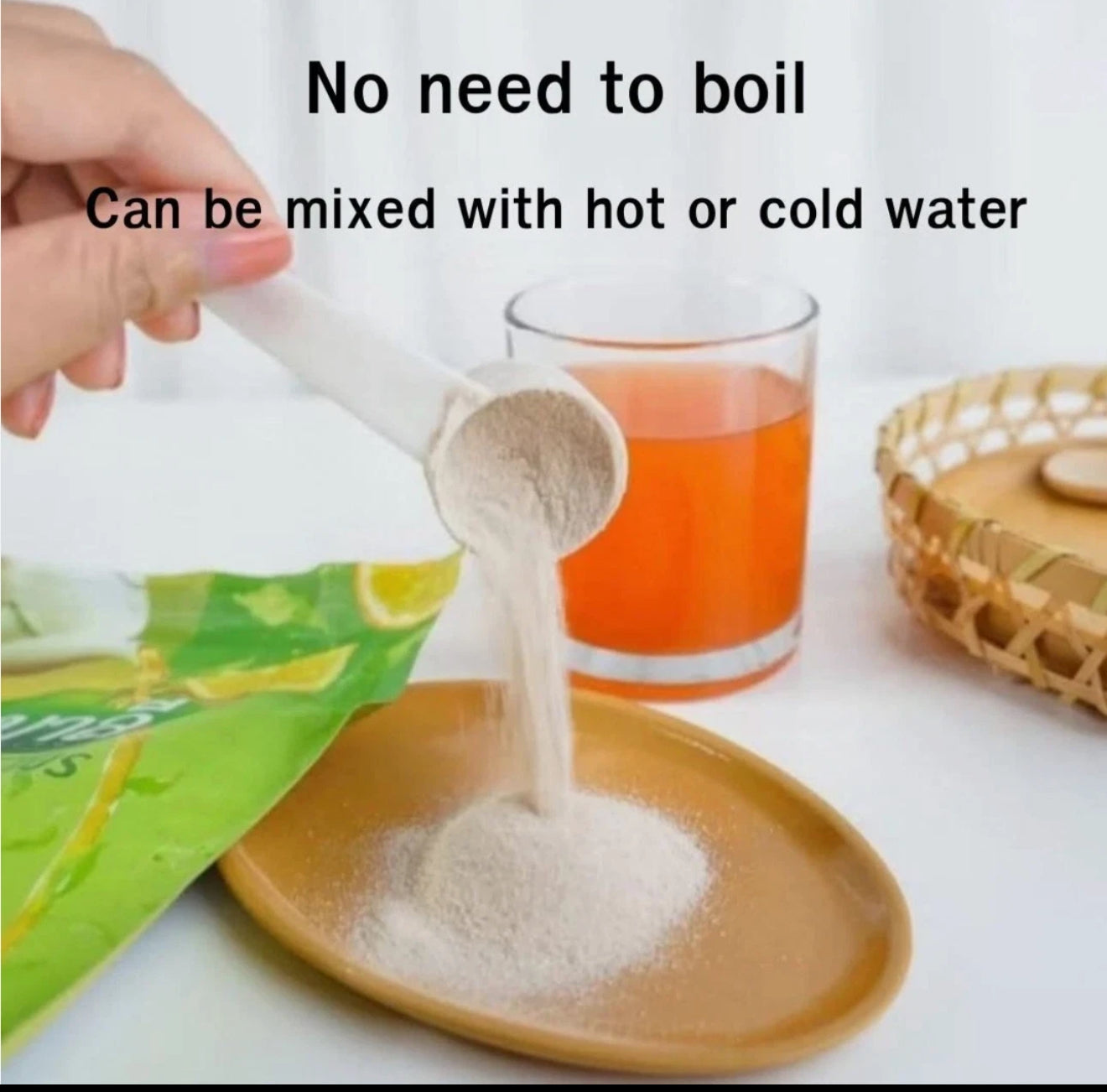 Malai Tea Detox Thai Herbal Instant Tea Detox Cleanse Colon Tea Made in Thailand  150 g Mixed herbal tea powder.