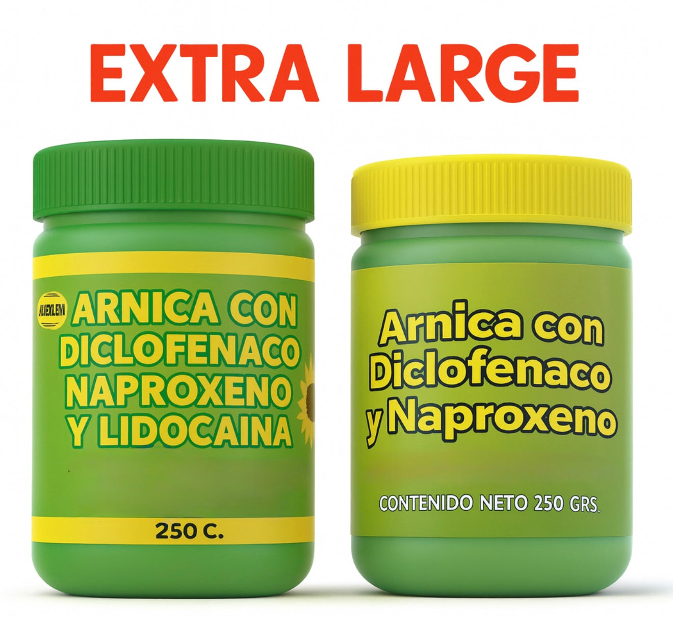 Arnica Gel (Massage Balm)–4.23 oz(120 g)Full-Body Muscle Support Herbal Pomada Muscular for Massage & arnica con diclofenaco y naproxeno
