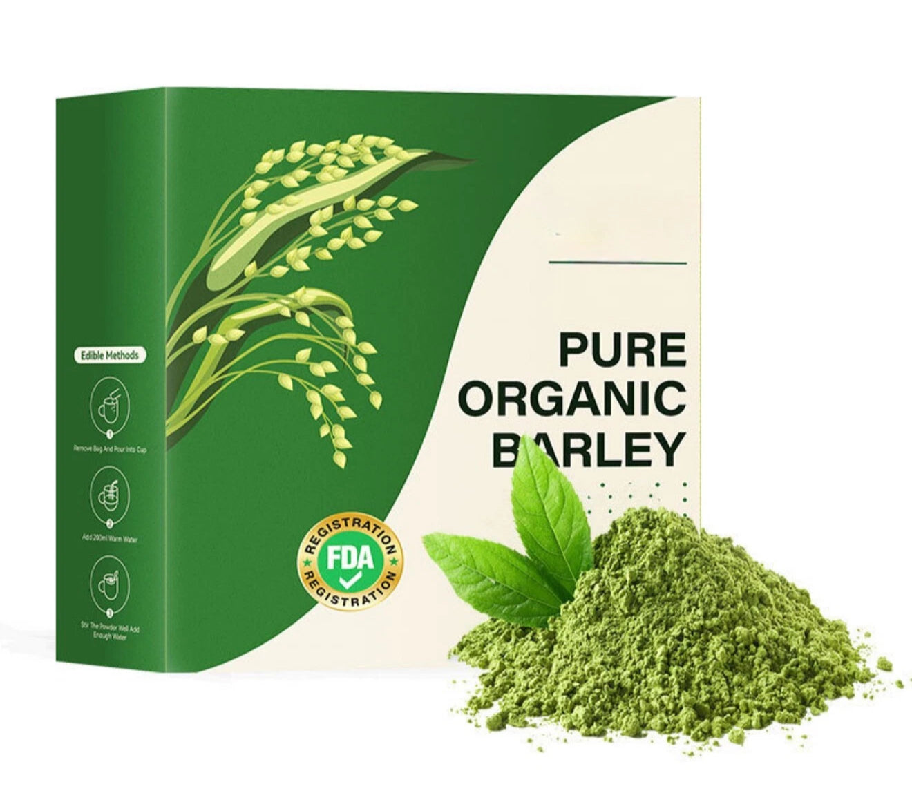 Organic Barley Grass Powder - USDA Organic Whole Food Green Blend for Energy Boost, Detox & pH Balance with Amino Acids, Minerals – Premium Quality