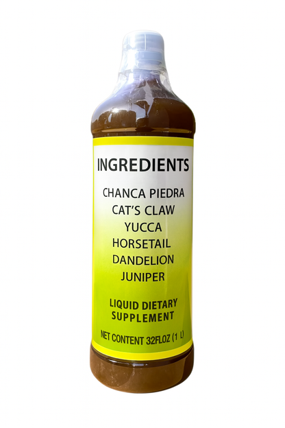 Chanca Piedra Juice Tonic , Jugo de Piedra , Jugo de chanca maguey , una de gato , horsetail , diente lion