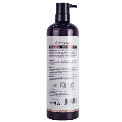 900ML Coconut Oil Hair Shampoo 31.7 fl oz  Moisturizing Refreshing Formula for Healthy Sleek Hair Care