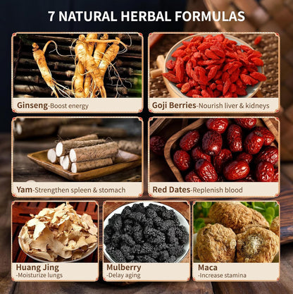 25 pcs Ginseng six treasure tea , Kidney tea ,liver tea , red date kidney health
