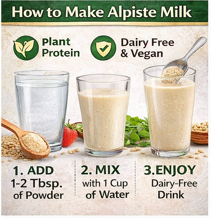 Leche de Alpiste Canary Seed Milk Powder – 16 oz (454g) Dairy Free Plant Protein Drink Mix – Traditional Mexican Alpiste Drink Powder – Vegan, Lactose Free, Smooth Energy & Metabolism Support