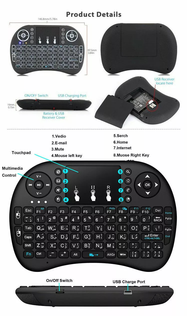 5 PORT HDMI 4K AUTO SWITCH SELECTOR SPLITTER HUB IR REMOTE HDTV (5 IN 1 OUT)