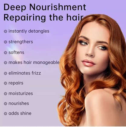 PURC Leave-in Conditioner Spray Smoothing Frizz Treatment Repairs Damaged Hair