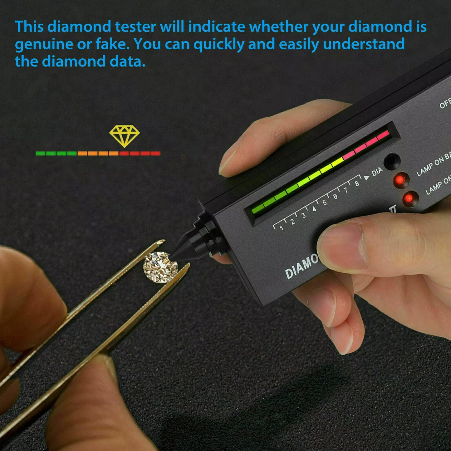 High Accuracy Professional Diamond Tester Gemstone Selector ll Jeweler Tool Kit