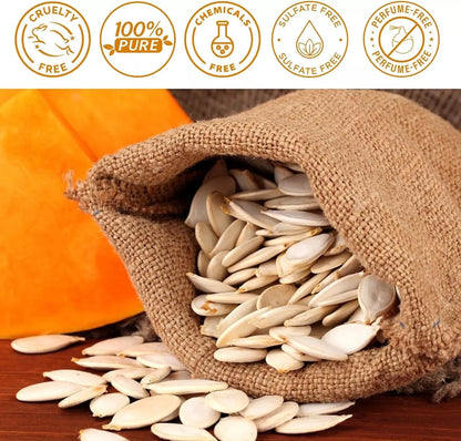 Pumpkin Seed Oil,Organic Pumpkin Seed Essential Oil Dry Damaged Hair, 100%PURE