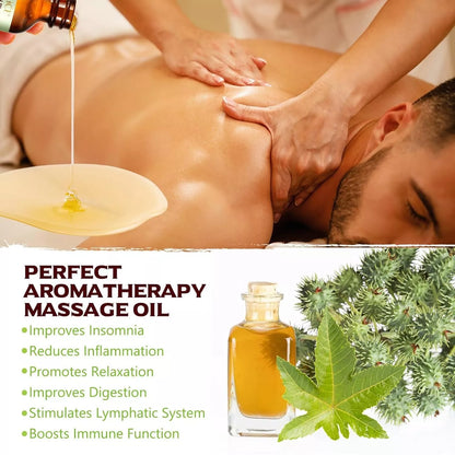 Natural Castor Oil Jamaican Black Glass Bottles w/ Dropper 100% Pure and Organic