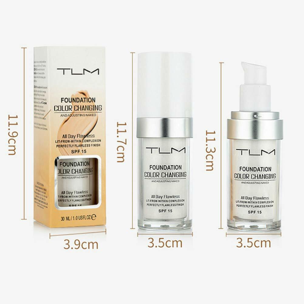 TLM Pro Classic Colour Changing Foundation Magic Flawless Concealer Makeup 30ml