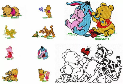 Embroidery Designs PES JEF HUS Disney Marvel Star Wars Embroidery Designs USB