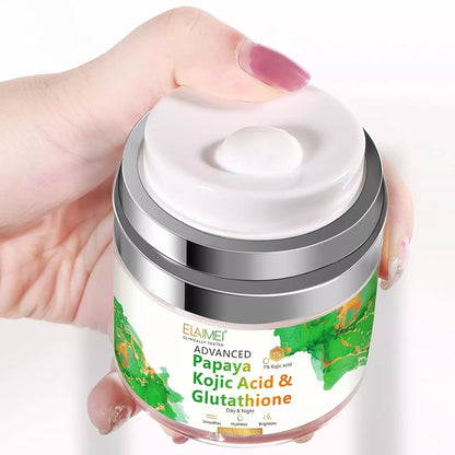 Papaya Cream, Kojic Acid Glutathione Skin Nourishing Resurfacing Face Cream
