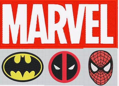 Embroidery Designs PES JEF HUS Disney Marvel Star Wars Embroidery Designs USB